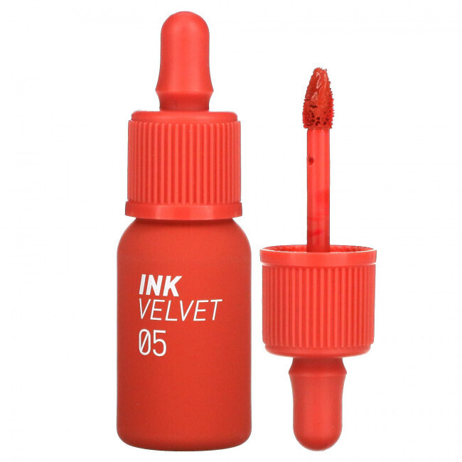 

Peripera, Тинт для губ Ink Velvet, 05 Coralficial, 4 г (0,14 унции)