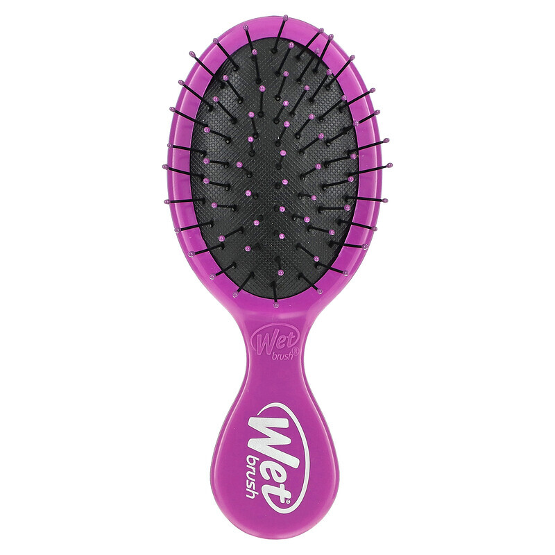 

Wet Brush, Мини-расческа для облегчения расчесывания, фиолетовая, 1 расческа