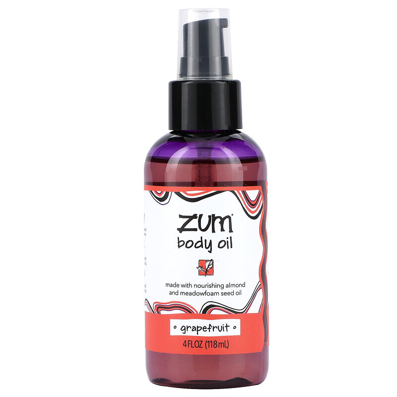 

ZUM, Zum Body Oil, грейпфрут, 118 мл (4 жидк. Унции)