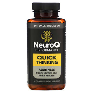 

LifeSeasons, NeuroQ Performance, Quick Thinking, 60 Veg Capsules