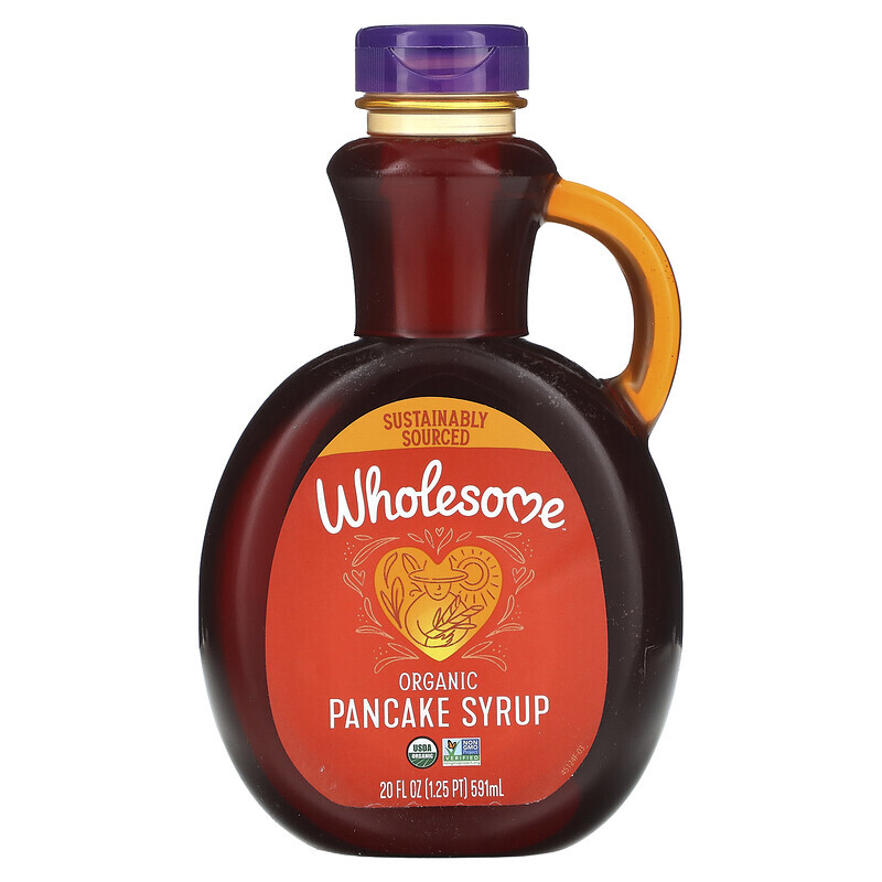 

Wholesome Sweeteners, Organic Pancake Syrup, 20 fl oz (591 ml)