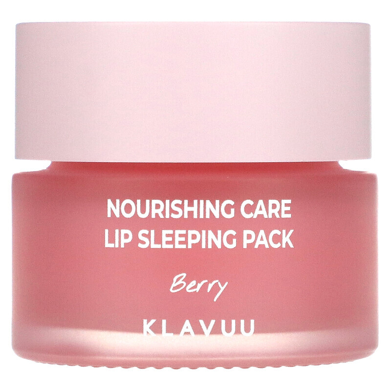 

KLAVUU, Nourishing Care, ночная маска для губ, ягодная, 20 г (0,70 унции)