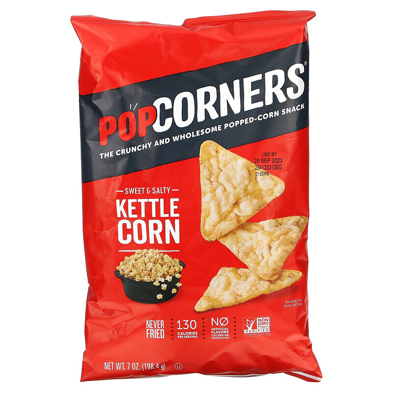 

PopCorners, Чипсы, сладкая и соленая кукуруза, 198,4 г (7 унций)