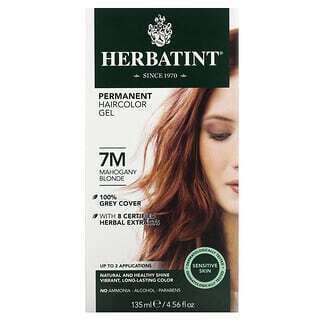 

Herbatint, Permanent Haircolor Gel, 7M, mahagoniblond, 135 ml (4,56 fl. oz.)