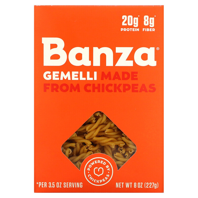 Banza, Gemelli Made From Chickpeas, 8 oz (227 g)