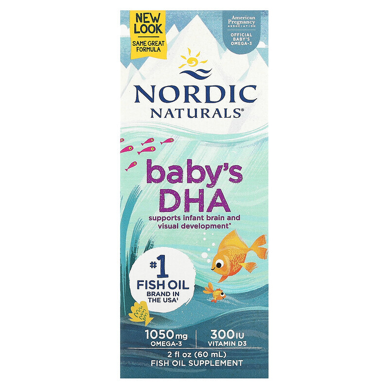 

Nordic Naturals, докозагексаеновая кислота (ДГК) с витамином D3 для детей, 1050 мг, 60 мл (2 жидк. унции)