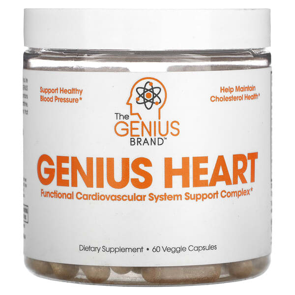 

The Genius Brand, Genius Heart, 60 растительных капсул