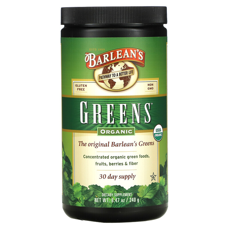 Barlean's, Органическая зелень в форме порошка, 240 г (8,47 унций)