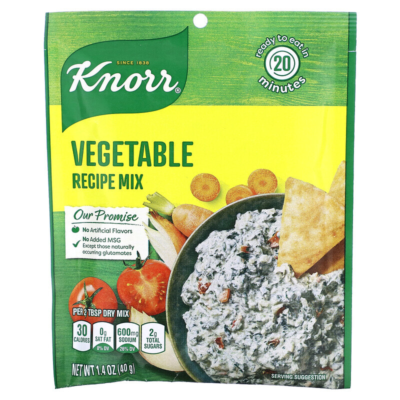 

Knorr, Смесь "Овощной рецепт", 1,4 унции (40 г)