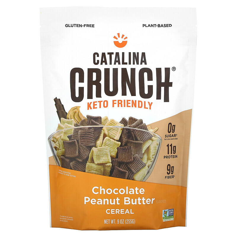 Catalina Crunch, Keto Friendly Cereal, шоколад и арахисовая паста, 255 г (9 унций)