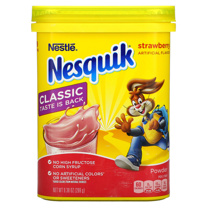 

Nesquik, Nestle, Pulver, Erdbeere, 266 g (9,38 oz.)