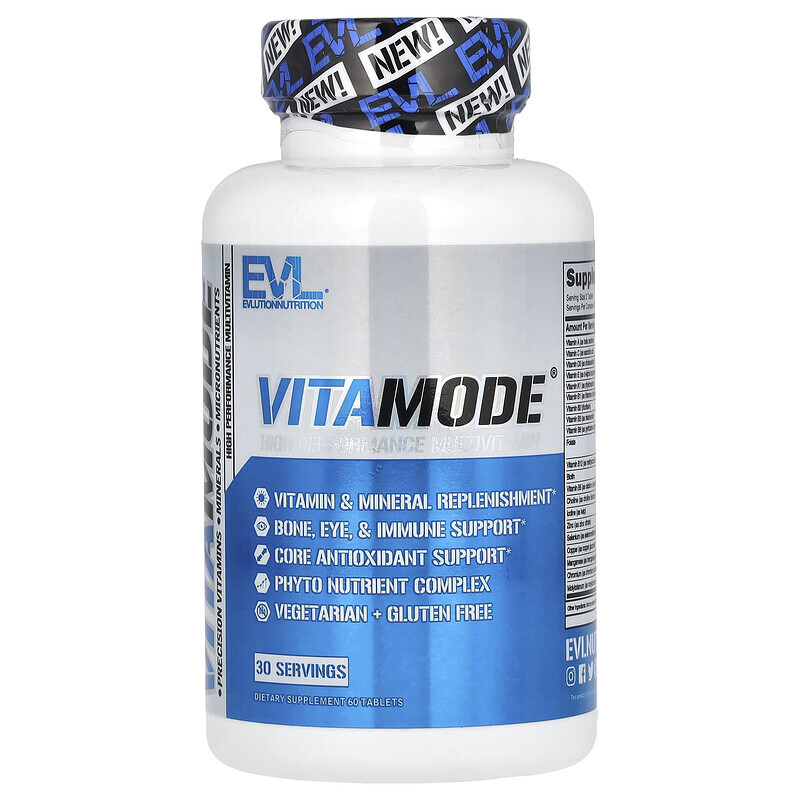 

EVLution Nutrition, VitaMode, High Performance Multi Vitamin, 60 Tablets