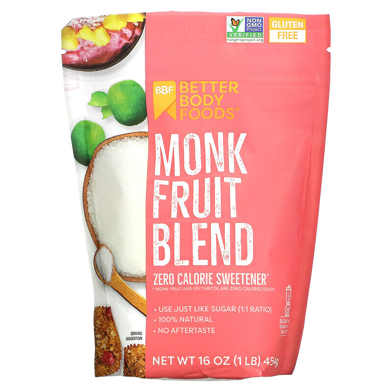 BetterBody Foods, Смесь фруктов монаха, 454 г (1 фунт)