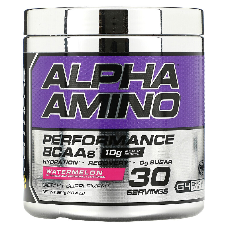 

Cellucor, Alpha Amino, аминокислоты с разветвленной цепью для эффективности тренировок, арбуз, 13,4 унции (381 г)