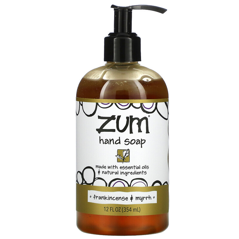 

ZUM, Zum Hand Soap, ладан и мирра, 354 мл (12 жидк. Унций)