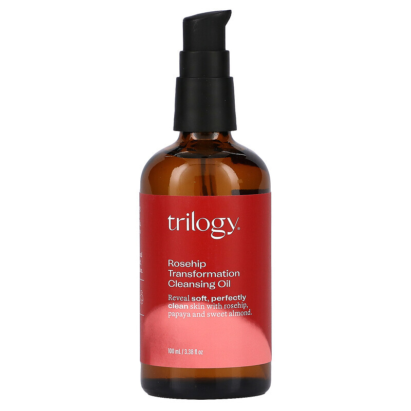 

Trilogy, Rosehip Transformation Cleansing Oil, 3.38 fl oz (100 ml)