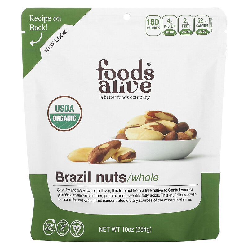 

Foods Alive, Superfood, Brazil Nuts, 12 oz (340 g)