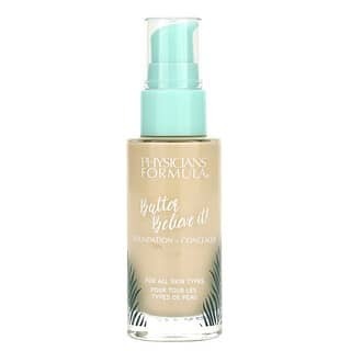 

Physicians Formula, Butter Believe It, тональная основа + консилер, Fair, 1 fl. унция $ 12.99 (1 жидк. унция)