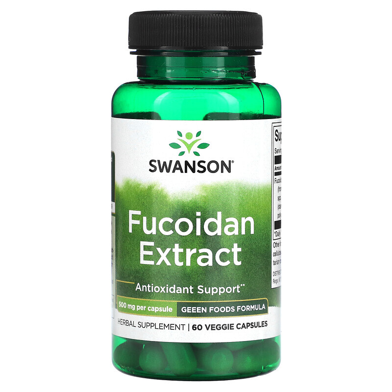 

Swanson, Fucoidan-Extrakt, 500 mg, 60 pflanzliche Kapseln