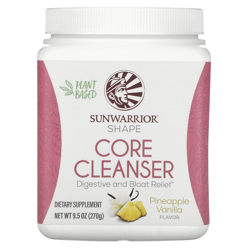 

Sunwarrior, Shape, Core Cleanser, Pineapple Vanilla, 9.5 oz (270 g)