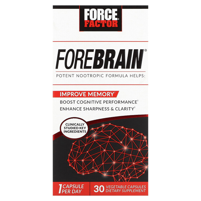 

Force Factor, Forebrain, 30 капсул