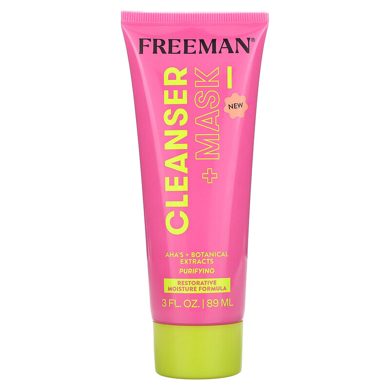 

Freeman Beauty, Восстанавливающее очищающее средство + косметическая маска, 89 мл (3 жидк. Унции)