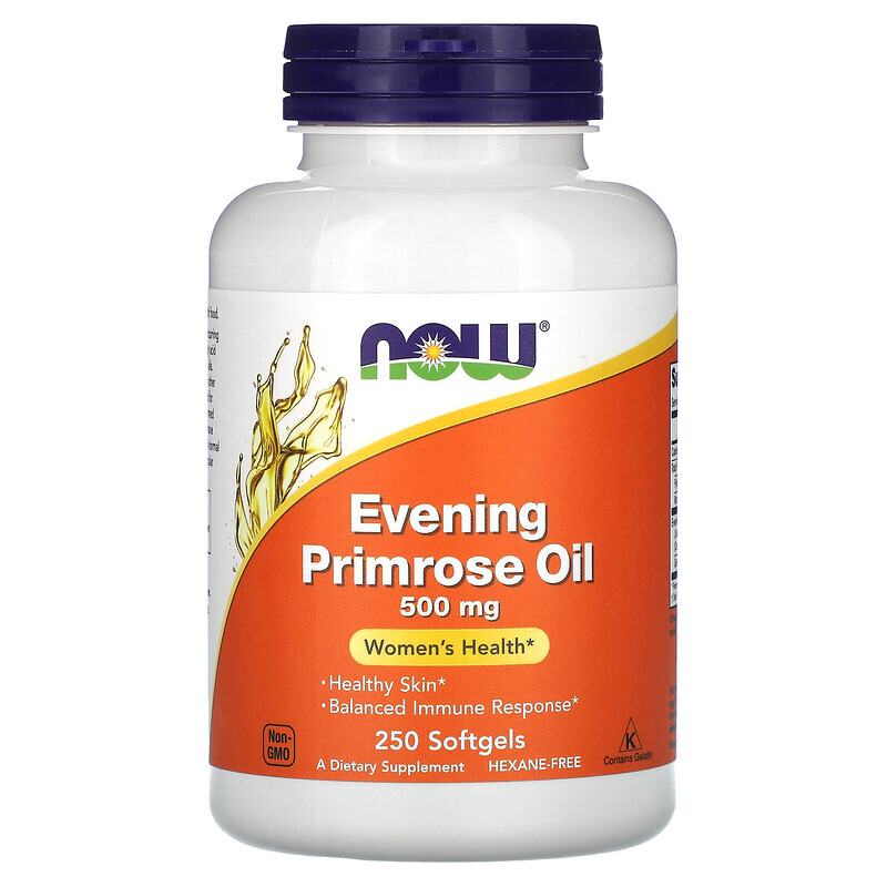 

NOW Foods, Evening Primrose Oil, 500 mg, 250 Softgels