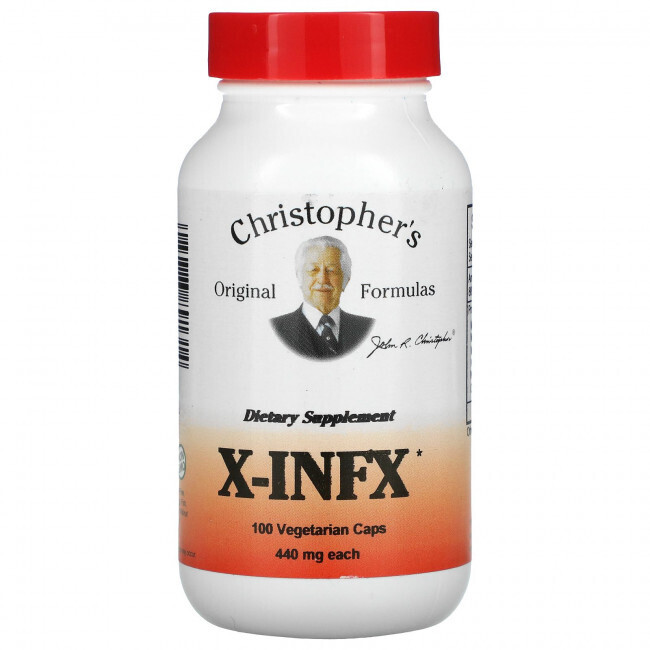 

Christopher's Original Formulas, X-INFX, 440 mg, 100 Vegetarian Caps