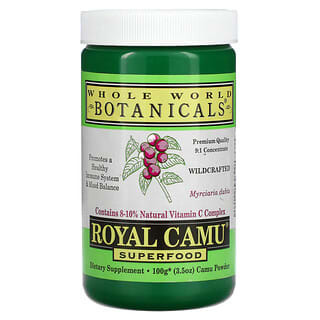 

Whole World Botanicals, Royal Camu Superfood, 100 g (3,5 oz.)