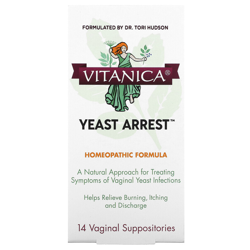 

Vitanica, Yeast Arrest, 14 вагинальных суппозиториев