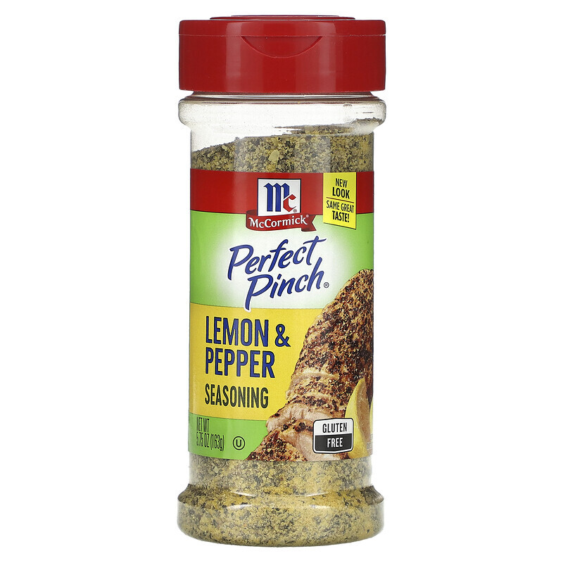 

McCormick, Perfect Pinch, Lemon & Pepper Seasoning , 5.75 oz (163 g)