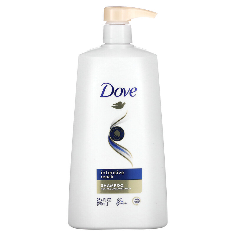 

Dove, Intensive Repair Shampoo, 25.4 fl oz (750 ml)