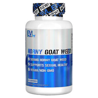 

EVLution Nutrition, Horny Goat Weed, 500 mg , 60 Veggie Capsules