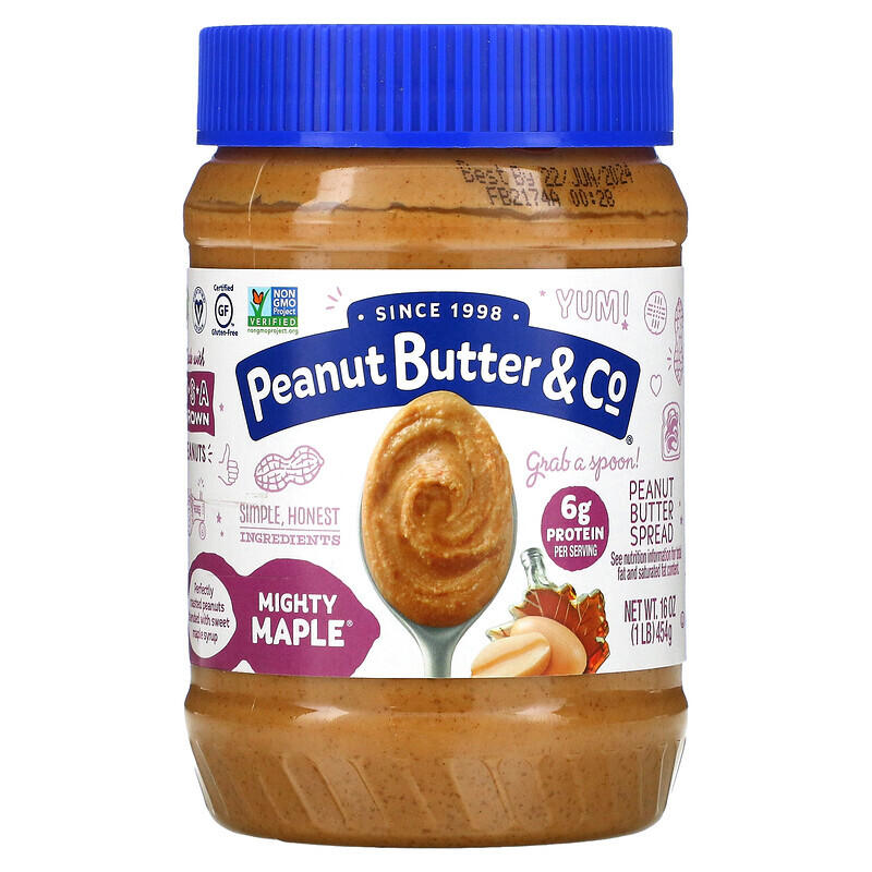 Peanut Butter & Co., арахисовая паста, со вкусом кленового сиропа, 454 г (16 унций)