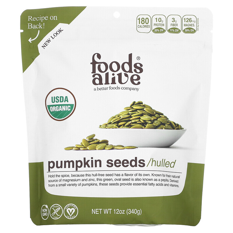 

Foods Alive, Superfood, Pumpkin Seeds, 12 oz (340 g)