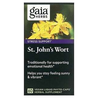 

Gaia Herbs, Johanniskraut, 60 vegane flüssige Phyto-Kapseln