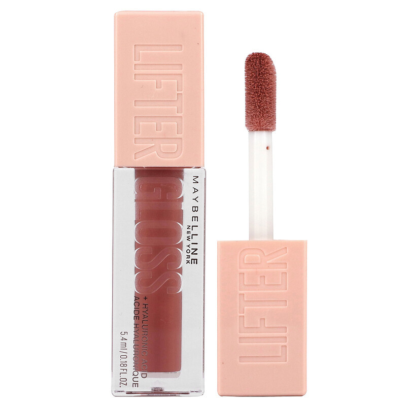 

Maybelline, Lifter Gloss + гиалуроновая кислота, шелк 004, 5,4 мл (0,18 жидк. Унции)