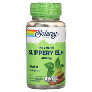 

Solaray, Slippery Elm, 400 mg, 100 VegCaps