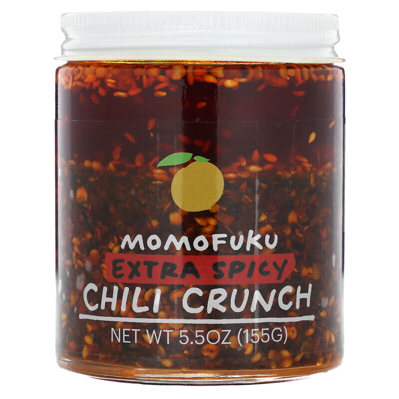 

Momofuku, Chili Crunch, экстра острый, 155 г (5,5 унции)