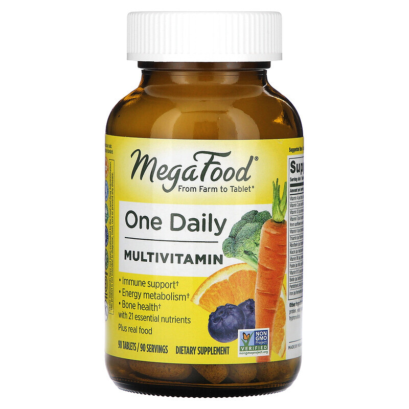 MegaFood, One Daily, витамины для приема один раз в день, 90 таблеток