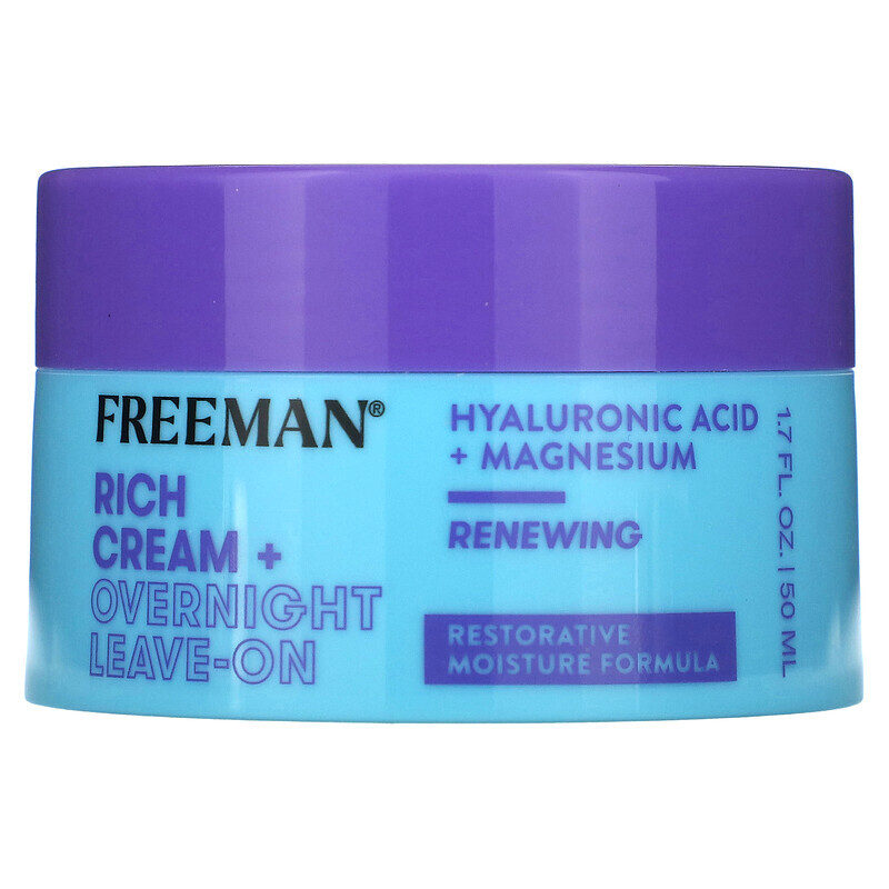 

Freeman Beauty, Reichhaltige Creme + Leave-On über Nacht, 1,7 fl. Unze. Unzen (1,69 fl. oz.)