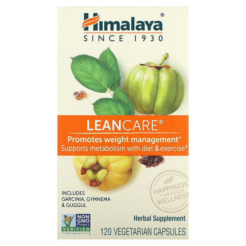 

Himalaya, LeanCare, 120 вегетарианских капсул