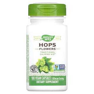 

Nature's Way, Hopfenblüten, 310 mg, 100 vegane Kapseln