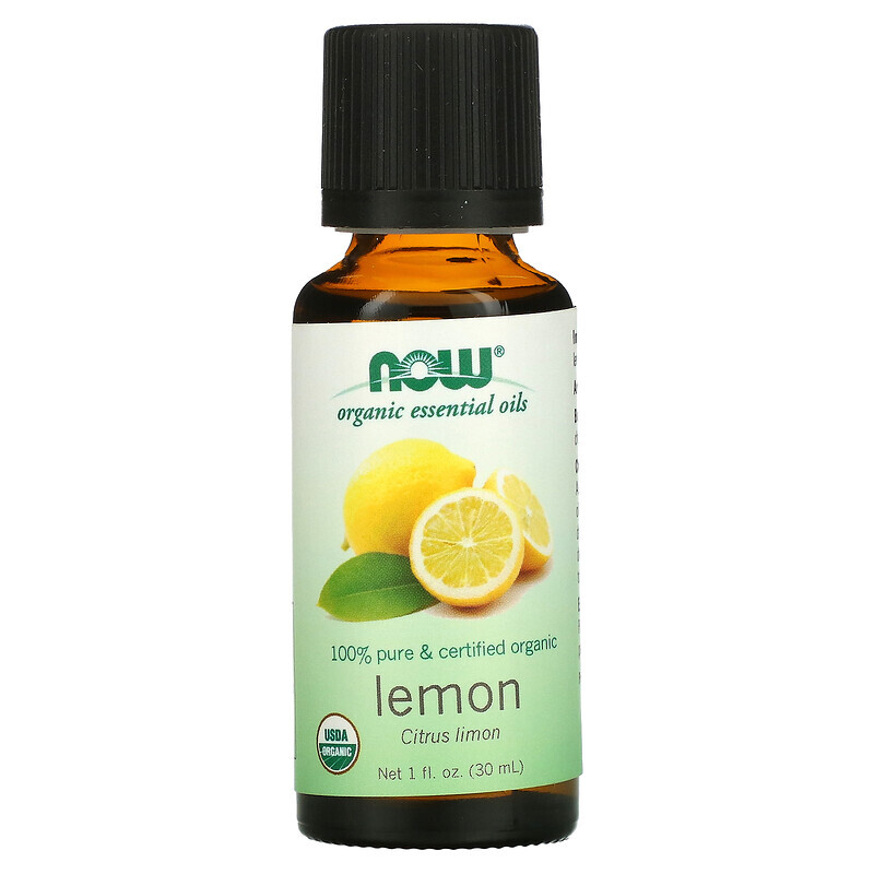 

NOW Foods, Organic Essential Oils, Lemon, 1 fl oz (30 ml)