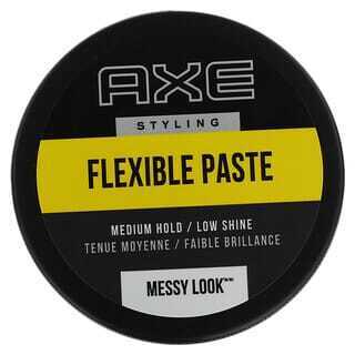 

Axe, Messy Look, эластичная паста, средней фиксации / слабого блеска, 75 г (2,64 унции)