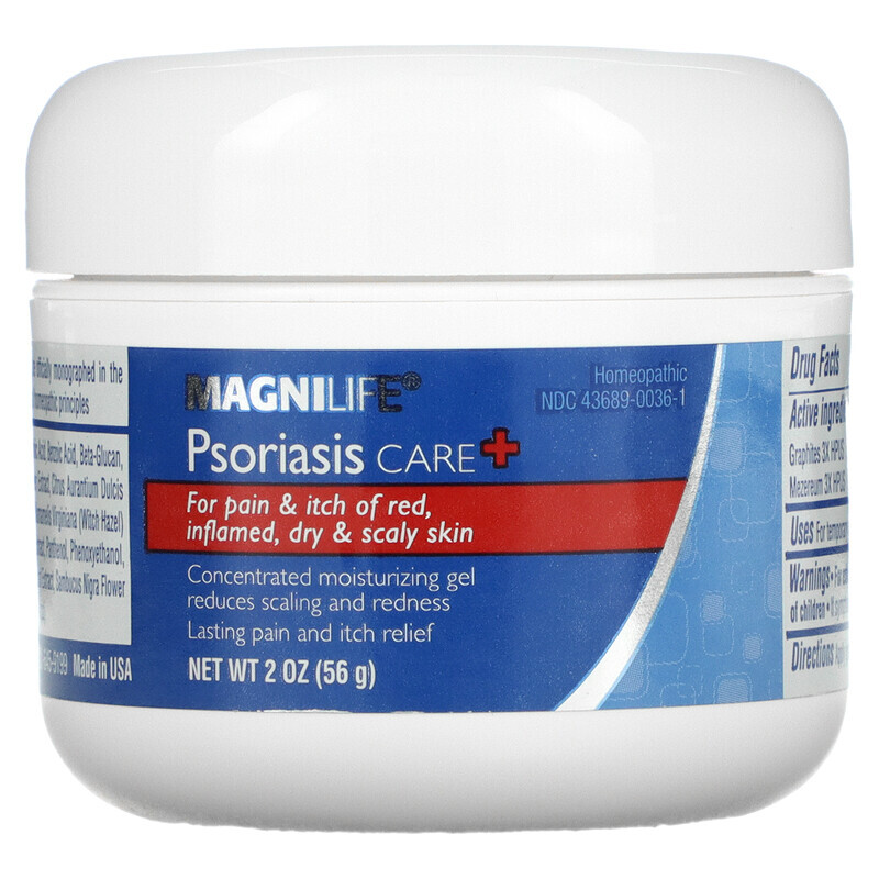 

MagniLife, Psoriasis Care +, концентрированный увлажняющий гель, 56 г (2 унции)