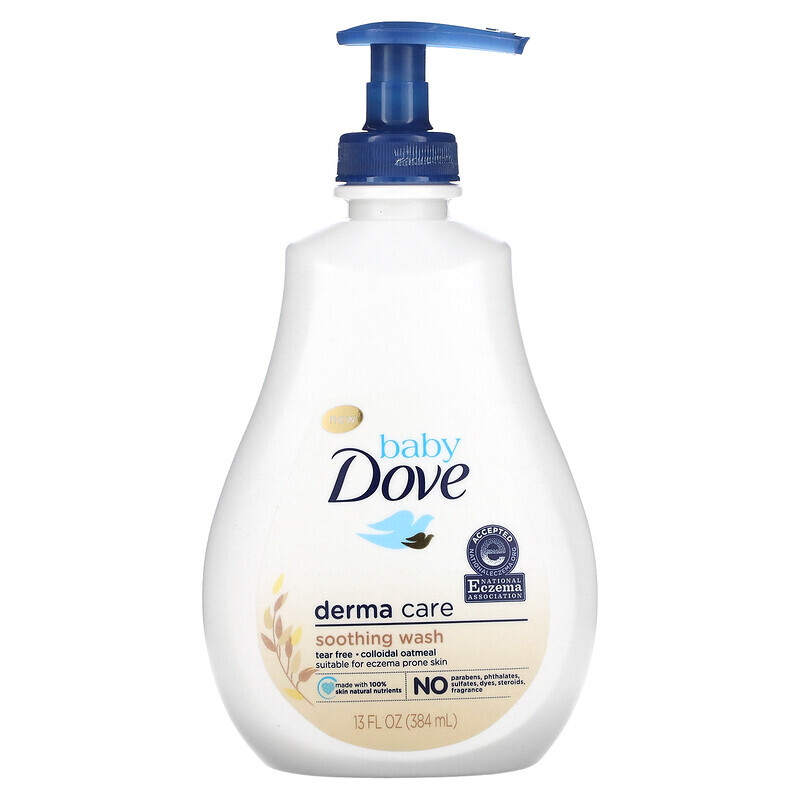 

Dove, Baby, Derma Care, успокаивающий гель, 384 мл (13 жидк. Унций)