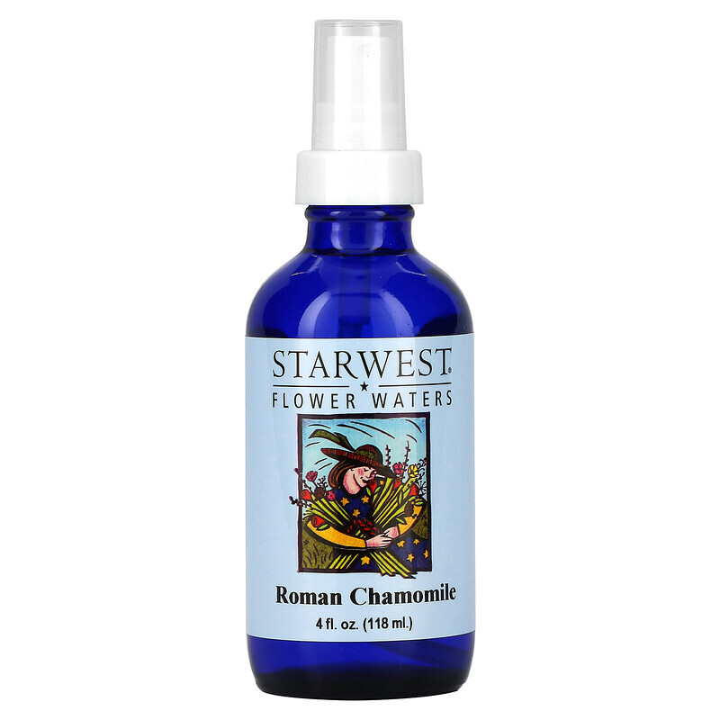 

Starwest Botanicals, Flower Waters, Римская ромашка, 118 мл (4 fl oz)