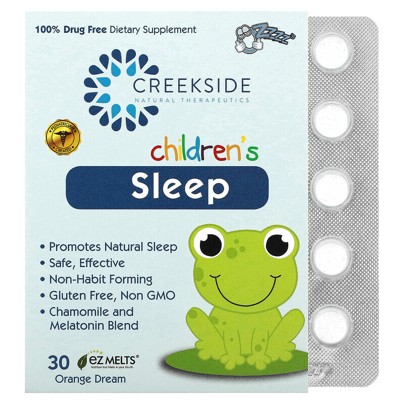 

Creekside Natural Therapeutics, Children's Sleep, Orange Dream`` 30 EZ Melts