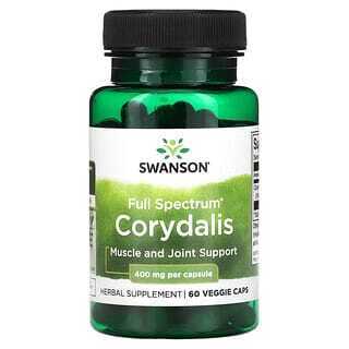 

Swanson, Full Spectrum Corydalis, 400 mg, 60 pflanzliche Kapseln